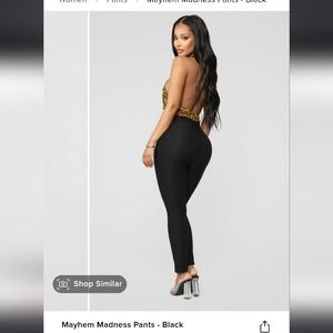 Fashion Nova black pants